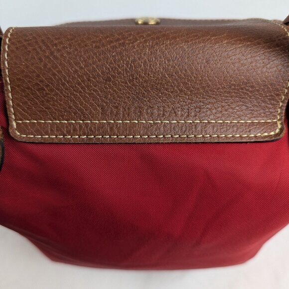 Used Longchamp Le Pliage Tote Bag Red – 100% Authentic, Classic Design! - Picture 6 of 16
